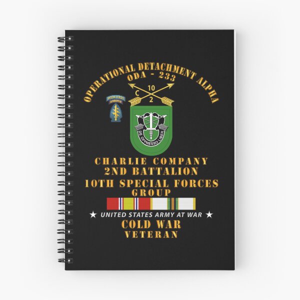 Item preview, Army - ODA 233 - C Co, 2nd Bn 10th SFG w COLD SVC X 300 designed and sold by Military Insignia Products.