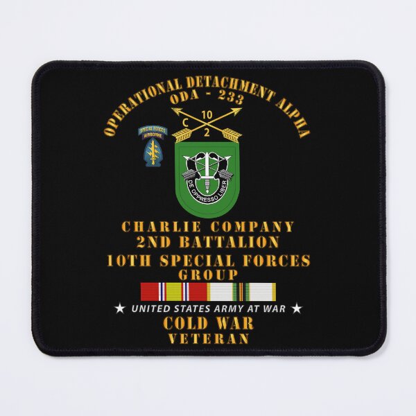 Item preview, Army - ODA 233 - C Co, 2nd Bn 10th SFG w COLD SVC X 300 designed and sold by Military Insignia Products.
