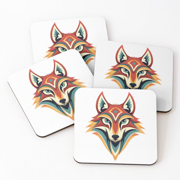 Item preview, Female Wolf Illustration Cartoon designed and sold by a2zbuyshop.