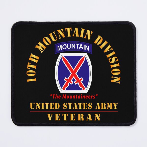 Item preview, Army - SSI - 10th Mountain Division - The Mountaineers - US Army Veteran X 300 designed and sold by Military Insignia Products.