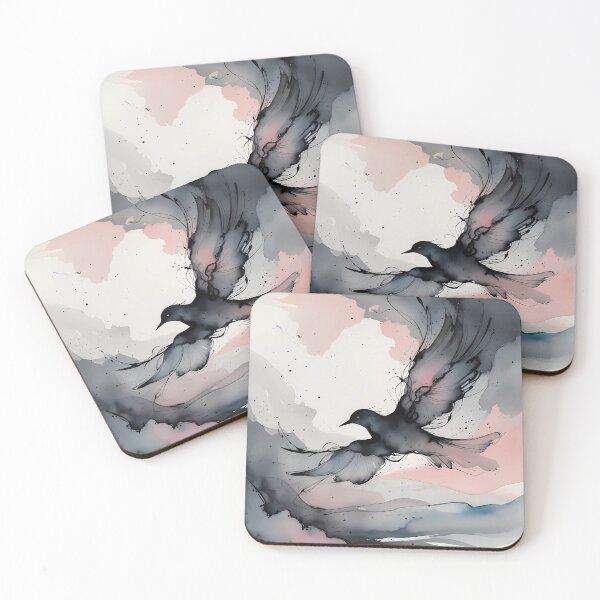 Item preview, Inkbird in a Dusty Night Sky designed and sold by Mos Thainique.