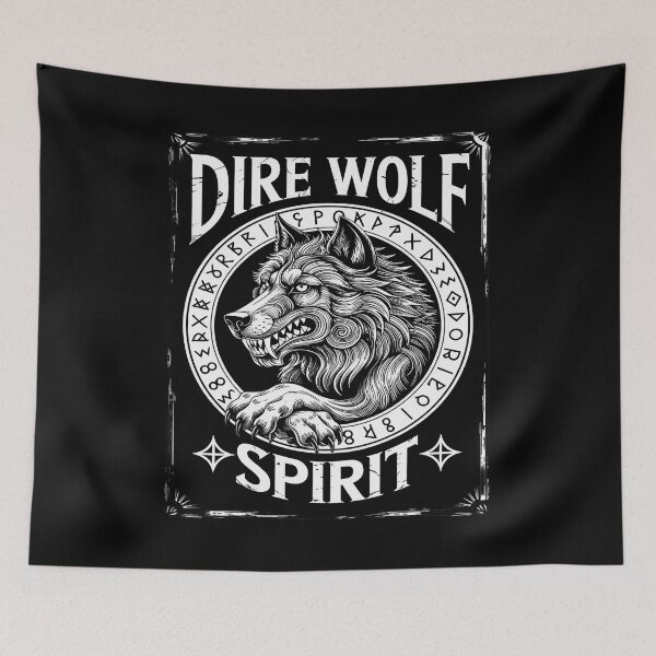 Item preview, Dire Wolf Spirit Animal Celtic Norse Mythical designed and sold by WindowStone.