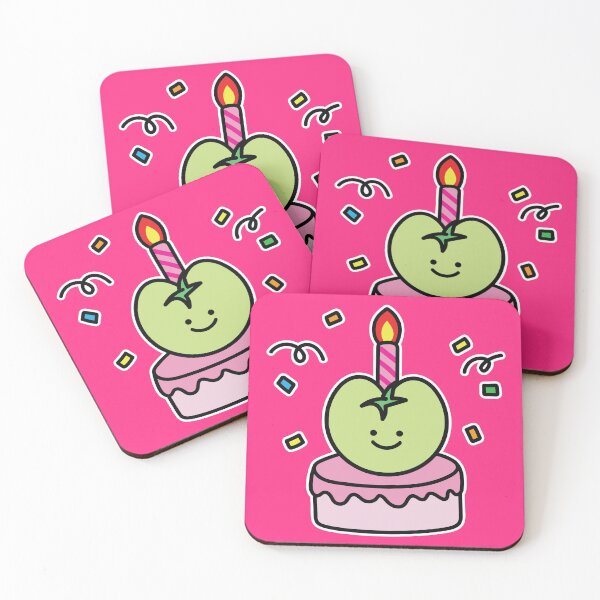 Item preview, Kawaii Green Tomato Mascot No. 10 designed and sold by hyehye33.