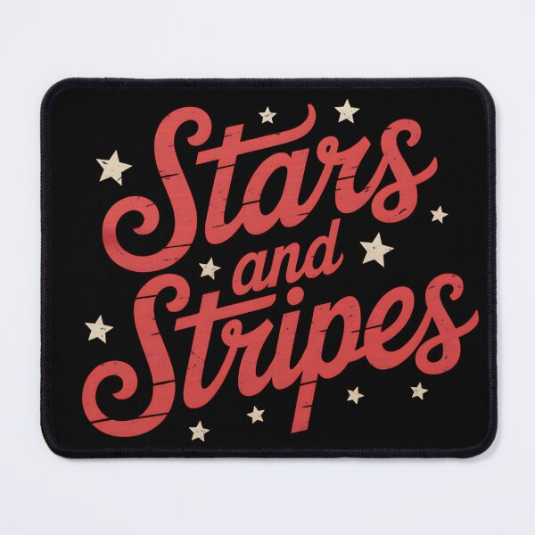 Item preview, Retro Stars and Stripes Typography Design designed and sold by YubitaLeLe.