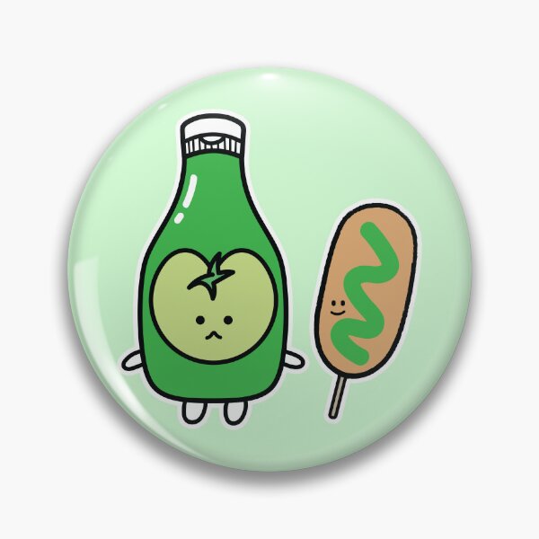 Item preview, Kawaii Green Tomato Mascot No. 6 designed and sold by hyehye33.