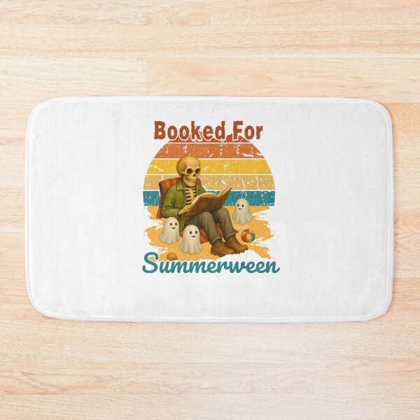 Item preview, Summerween Skeleton Reading Beach Vibes designed and sold by CottonandQuill.
