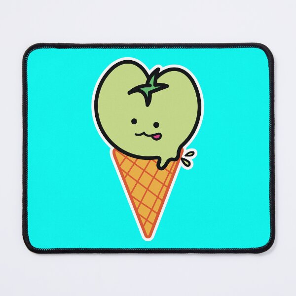 Item preview, Kawaii Green Tomato Mascot No. 4 designed and sold by hyehye33.