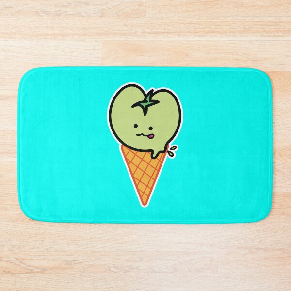 Item preview, Kawaii Green Tomato Mascot No. 4 designed and sold by hyehye33.