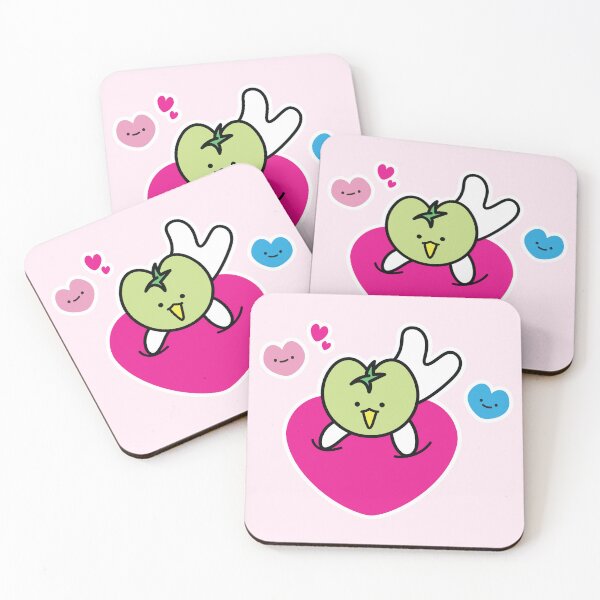Item preview, Kawaii Green Tomato Mascot No. 3 designed and sold by hyehye33.