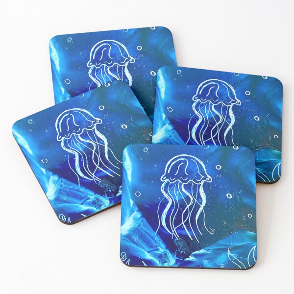 Item preview, Encaustic Jellyfish designed and sold by Lupula-Janna.