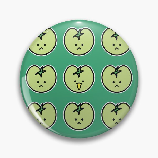 Item preview, Kawaii Green Tomato Mascot No. 1 designed and sold by hyehye33.