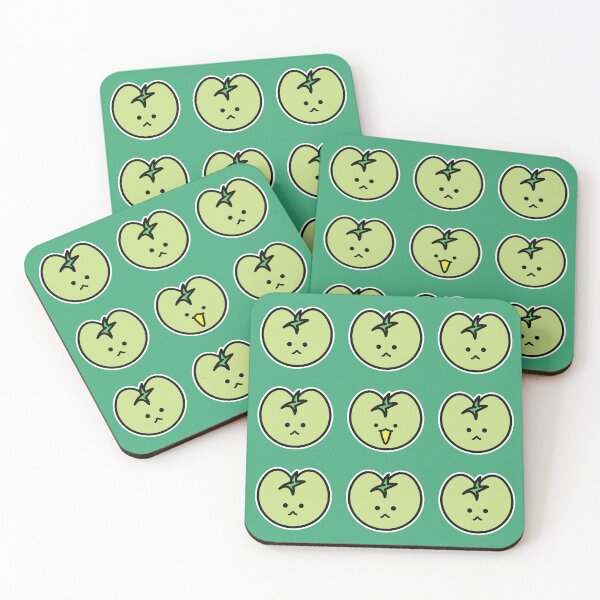 Item preview, Kawaii Green Tomato Mascot No. 1 designed and sold by hyehye33.