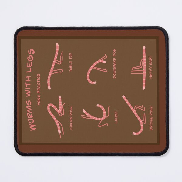 Item preview, Worms with Legs: Yoga Practice designed and sold by KRRoseArt.