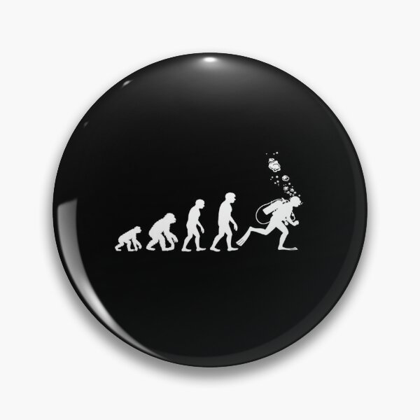 Item preview, Diving Evolution Evolution of Man Funny Scuba Dive Ocean designed and sold by LAZAR-EG.