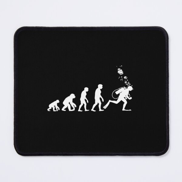 Item preview, Diving Evolution Evolution of Man Funny Scuba Dive Ocean designed and sold by LAZAR-EG.