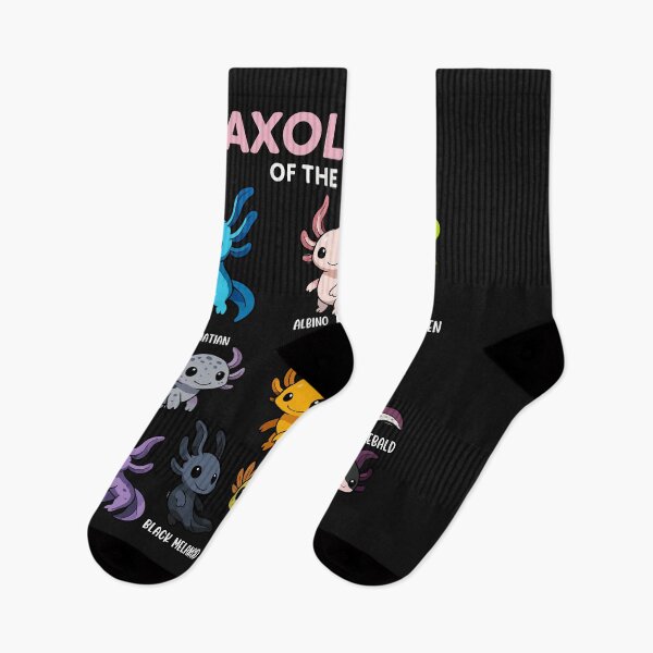 Item preview, Cute Axolotl Variants Around the World Kawaii Amphibian Chart designed and sold by JayceTucker89.