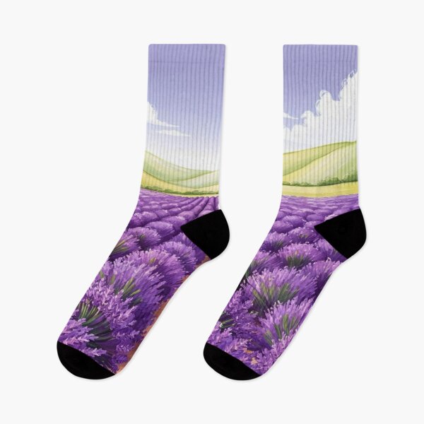 Item preview, Lavender Field - Provence Purple Landscape designed and sold by Arkeso.