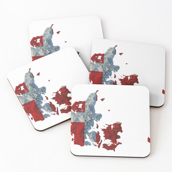 Item preview, Denmark terrain map designed and sold by Overlaymaps-.