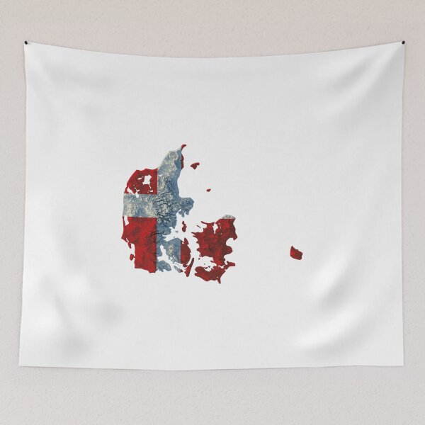 Item preview, Denmark terrain map designed and sold by Overlaymaps-.