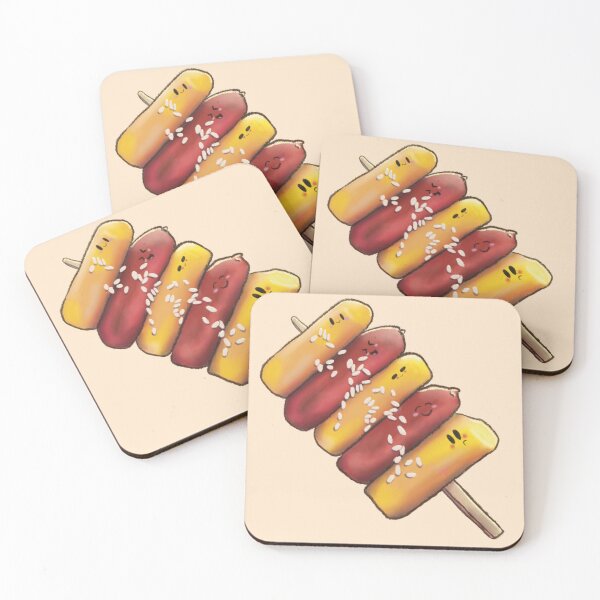 Item preview, Korean So-tteok-so-tteok - Sausage & Rice Cake designed and sold by Glittery-Amber.