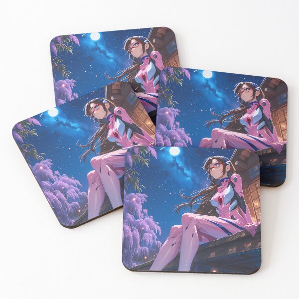 Item preview, Illustrious Makinami Mari Neon Genesis Evangelion Anime Futuristic Moonlit Elegance designed and sold by mildaclairmo.