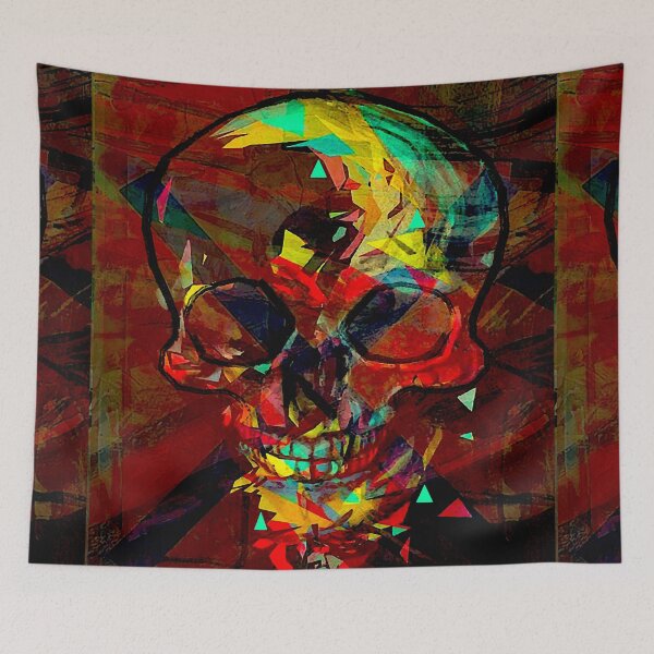 Item preview, Skull Abstract designed and sold by ViaARTfactory.