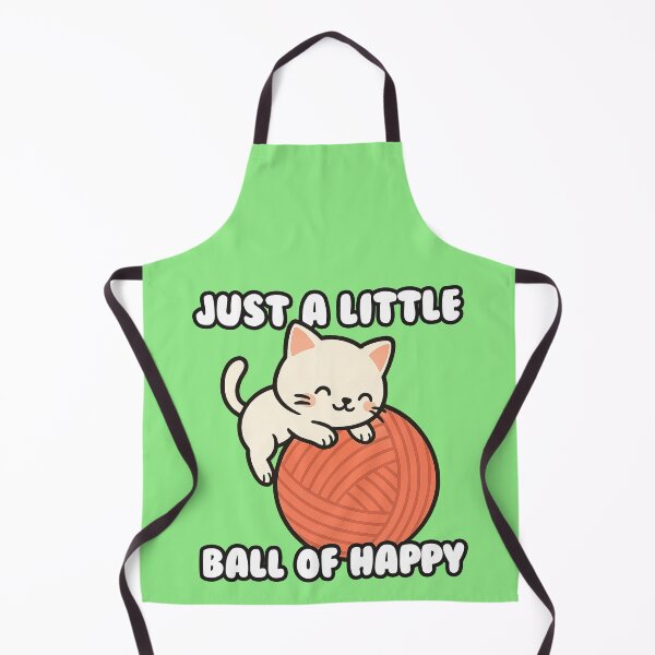 Item preview, Just a Little Ball Of Happy Cat designed and sold by ChromaWears.
