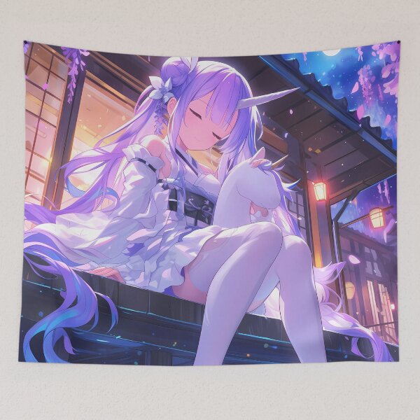 Item preview, Unicorn Wisteria Bliss Azur Lane Anime Dreamy Serenity designed and sold by mildaclairmo.