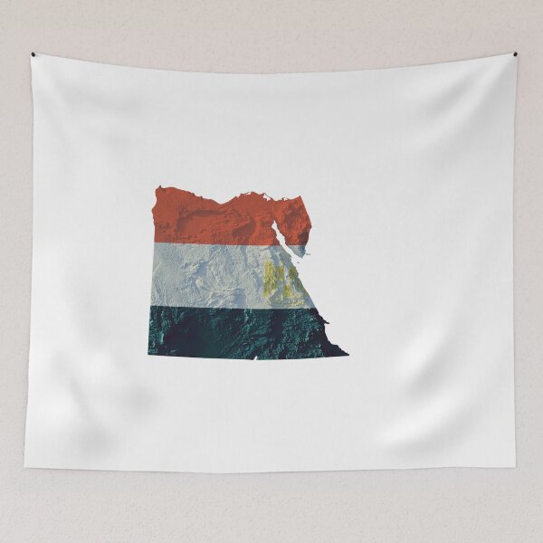Item preview, Egypt topography map designed and sold by Overlaymaps-.