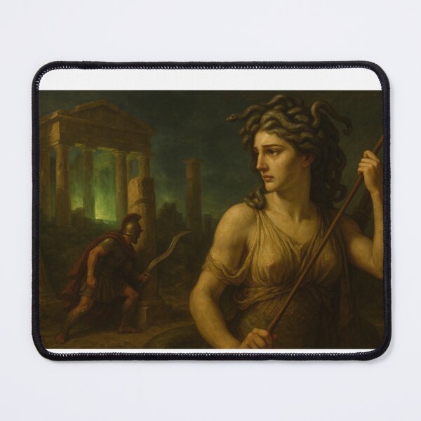 Item preview, Medusa Unmasked – Myth & Symbol in Paint and Print designed and sold by GrassoGraphics.