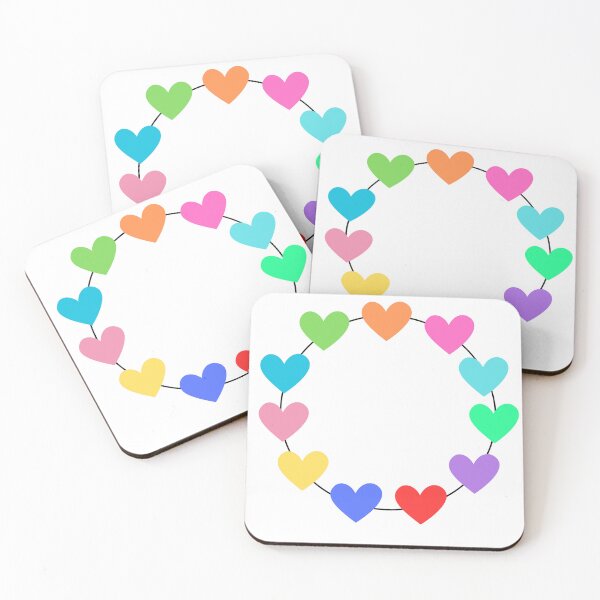 Item preview, Circle of Love - Colorful Heart Pattern Design designed and sold by JRprojects.