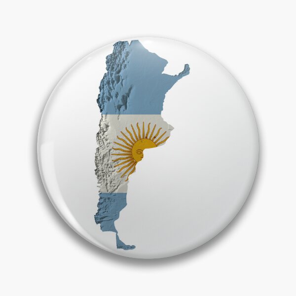 Item preview, Argentina relief map designed and sold by Overlaymaps-.