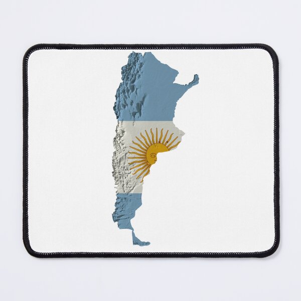 Item preview, Argentina relief map designed and sold by Overlaymaps-.