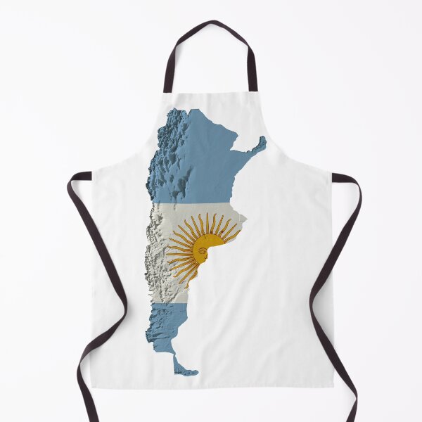 Item preview, Argentina relief map designed and sold by Overlaymaps-.