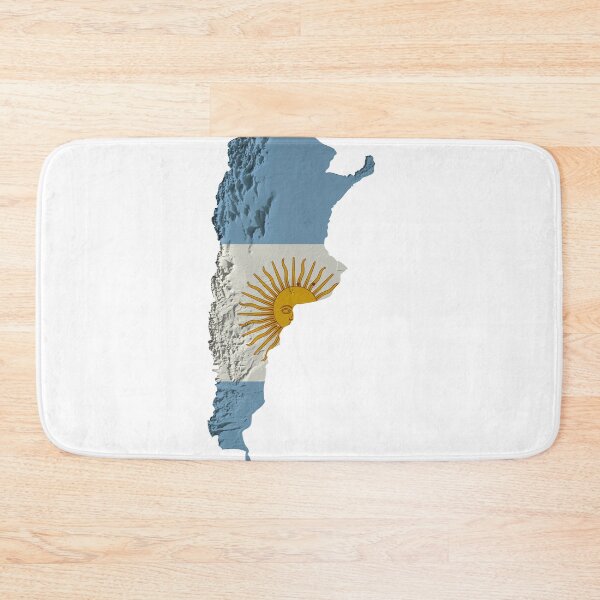 Item preview, Argentina relief map designed and sold by Overlaymaps-.