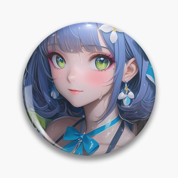Item preview, Faruzan Genshin Impact Blooming Garden Rain Hydrangea Vibes Anime Girl Waifu Game designed and sold by mildaclairmo.