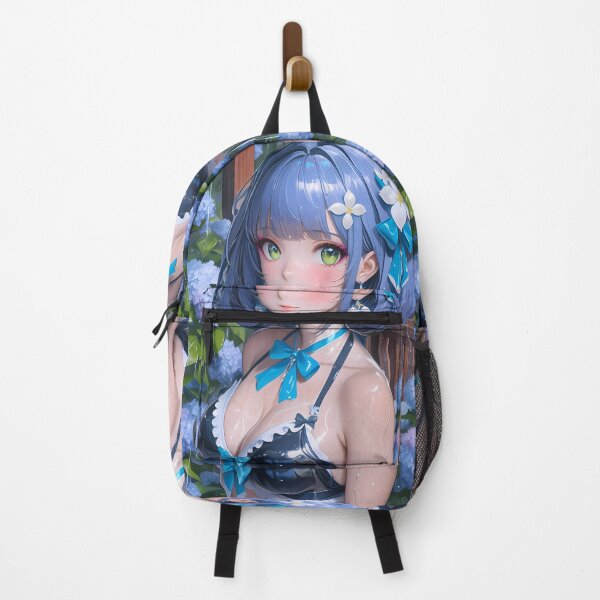 Item preview, Faruzan Genshin Impact Blooming Garden Rain Hydrangea Vibes Anime Girl Waifu Game designed and sold by mildaclairmo.