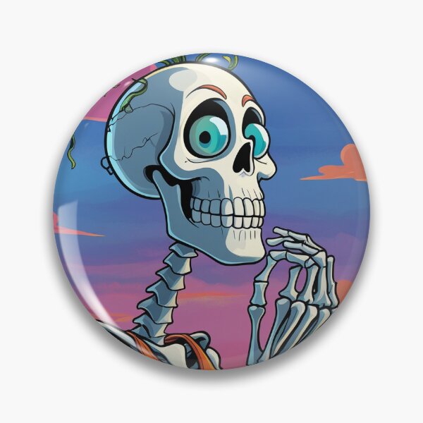 Item preview, skelet who is watching the sunset designed and sold by nicepika.