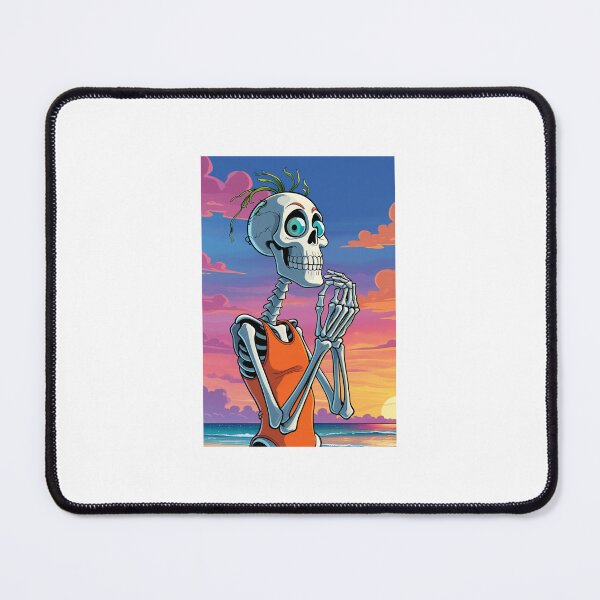 Item preview, skelet who is watching the sunset designed and sold by nicepika.