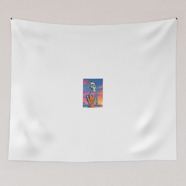 Item preview, skelet who is watching the sunset designed and sold by nicepika.