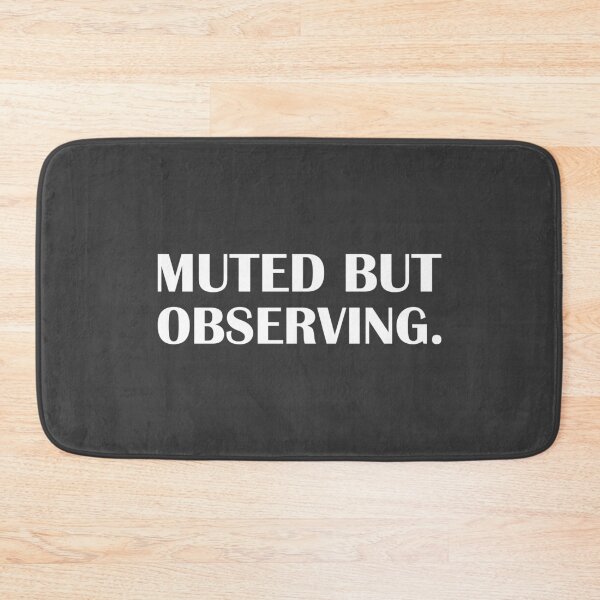 Item preview, Muted But Observing. – Funny Introvert Quote Design / Introvert Joke Funny T-Shirt Label designed and sold by introvertvibes.
