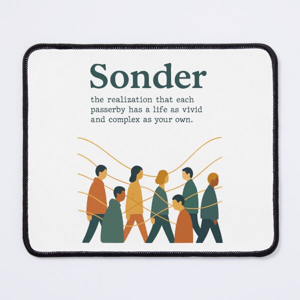 Item preview, Sonder – Minimalist Typography & Connection Illustration designed and sold by BarelyDesigned.
