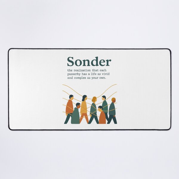 Item preview, Sonder – Minimalist Typography & Connection Illustration designed and sold by BarelyDesigned.