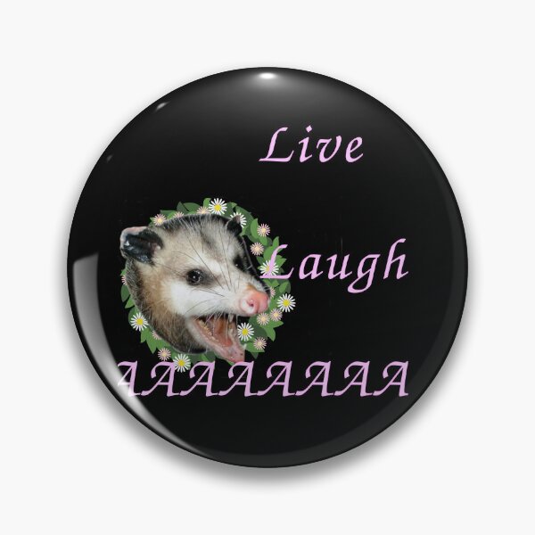Item preview, live laugh aaaaa - opossum designed and sold by royalblewitup.
