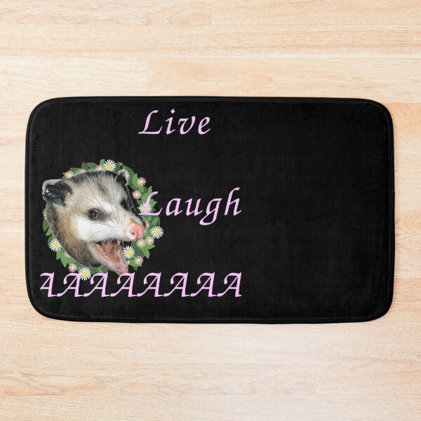 Item preview, live laugh aaaaa - opossum designed and sold by royalblewitup.