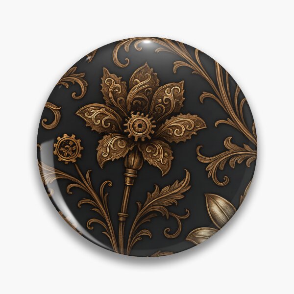 Item preview, Luxury Gold Baroque Floral Pattern designed and sold by SassyArtistry.