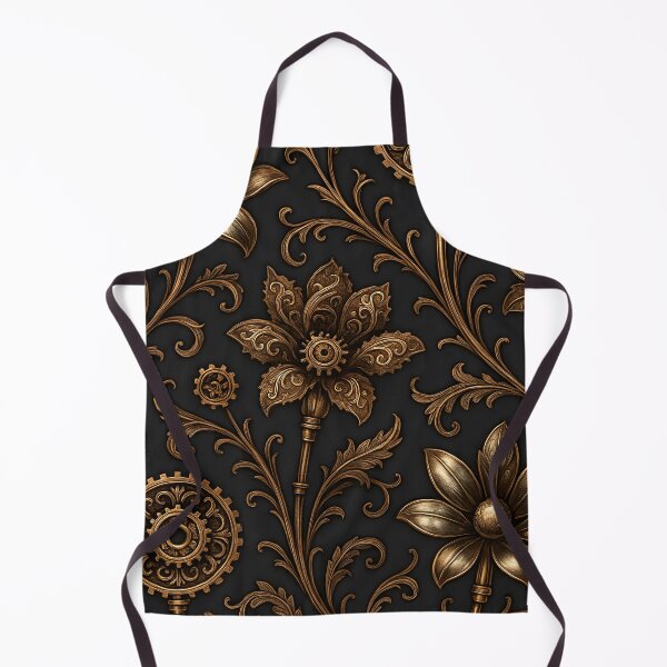 Item preview, Luxury Gold Baroque Floral Pattern designed and sold by SassyArtistry.