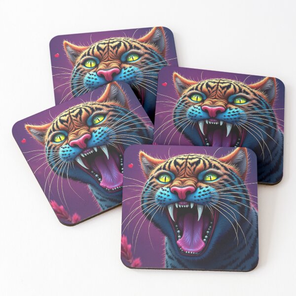 Item preview, Classical Acrylic Paint of the Growing Tiger Roaring designed and sold by Sam-DesignMart.