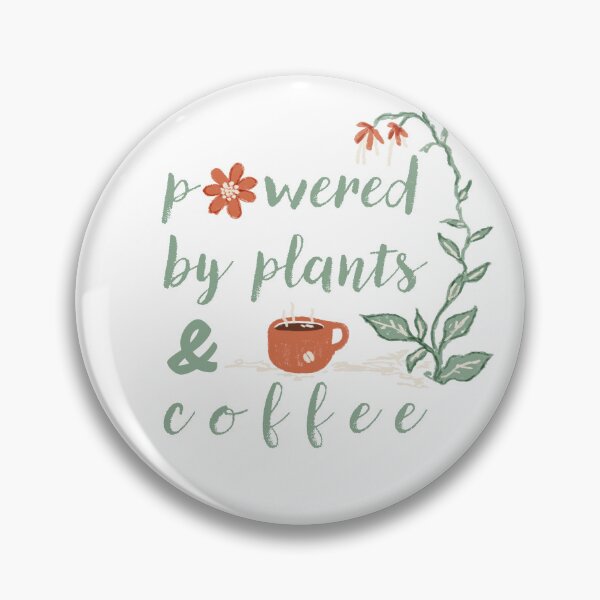 Item preview, Powered by Plants and Coffee – Homesteader T-Shirt, Tote Bag, Mug & More designed and sold by Millefolia Design .