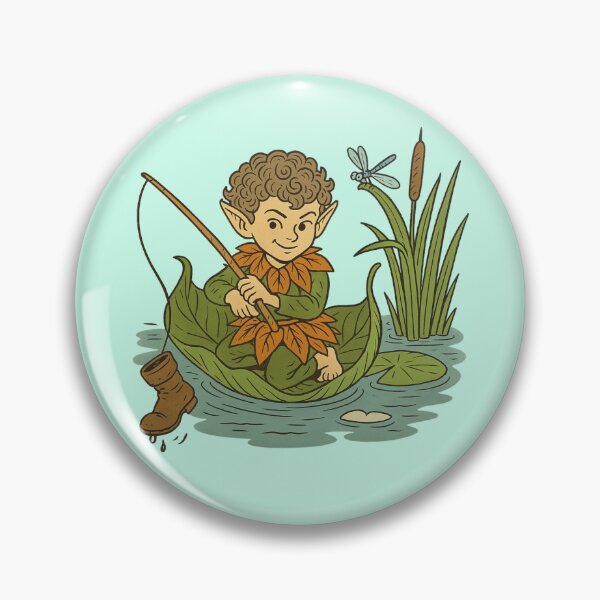 Artikelvorschau, Elfin Fishing Day With A Brown Surprise entworfen und verkauft von iamdesigns14.